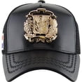 thumbnail image 2 of Dominican Republic Emblem PU Leather Meshback Snapback, 2 of 6