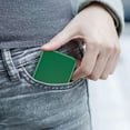 thumbnail image 3 of Pocket Mirror, 1X/3X Magnification LED Compact Travel Makeup Mirror with Light for Purse, 2-Sided, Portable, Folding, Handheld, Small Lighted Mirror for Gift, Black, 3 of 6