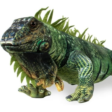Real Planet 34 Iguana Plush Toy Green