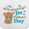 thumbnail image 4 of Inktastic Mommys 1st Mothers Day-cute Baby Bear Boys or Girls Baby Bib, 4 of 4