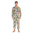 thumbnail image 3 of FORMRS Onesies Pajama for Adults Unisex Hoodie Winter Jumpsuit One Piece Sleepwear, Sizes S-2XL, Floral Blooms, 3 of 7