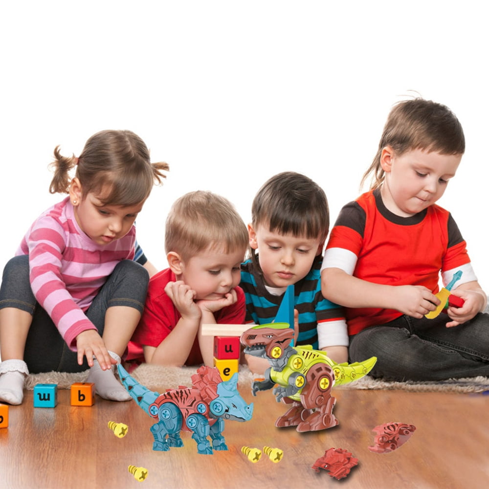 Mundo Toys Set 12 Dinosaur Eggs to Build 4 Different Dinosaurs Easter for Toddlers +3 Years