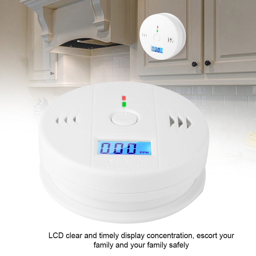 Co carbon monoxide detector poisoning smoke gas sensor for home security warnYEH 