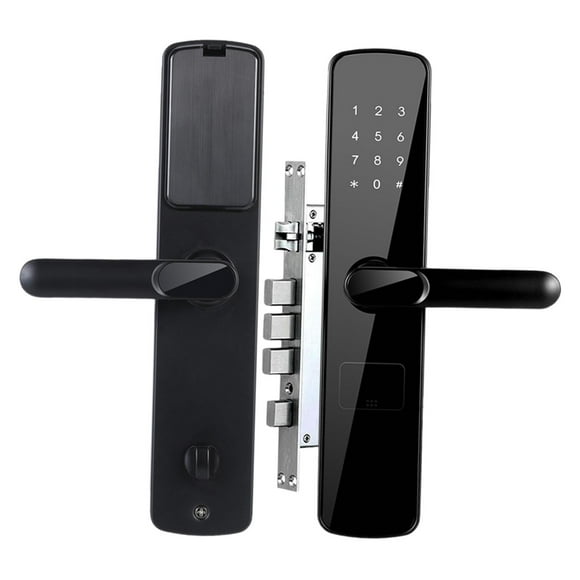 Tnarru Keyless Entry Door Lock Digital Electronic Lock Deadbolts Lock Code Door Lock Backup Keys Manganese Steel Reliable Smart Lock For Tt