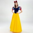thumbnail image 1 of HAWEE Femmes Halloween Classique de Luxe Princesse Snow White Costume Adulte Reine Robe de Conte de Fées Rôle Cosplay, 1 of 5