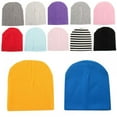 thumbnail image 4 of Baby Infant Beanies Hat Candy Color Cotton Toddler Baby Boy Girl Newborn Beanies Cap Warm Soft Crochet Cute Hat (Muti-Color Optional), 4 of 5