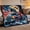 E, variant on Toycle Independence Day Blanket Festive Flannel Blanket Soft Warm Throw Blanket For Home Sofa Bed Holiday Decoration(C,polyester)