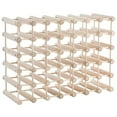 thumbnail image 1 of J.K. Adams Ash Wood 40-Bottle Wine Rack, Natural, 1 of 5