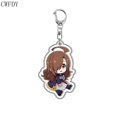 thumbnail image 3 of LLavero de Anime Konosuba para hombres y mujeres, figuras de dibujos animados acrílicos, Satou, Kazuma, Megumin, Aqua Darkness, colgante, joyería, regalos de navidad, 3 of 4