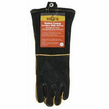 Mr. Bar-B-Q - Long Leather Barbecue Gloves