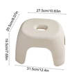 thumbnail image 3 of DPTALR Stool For Toilet Low Stepping Stool With Nonslip Base Enhanced Stability For Bathroom Use Elegant Design For Adults For Living Room And Shower, 3 of 6