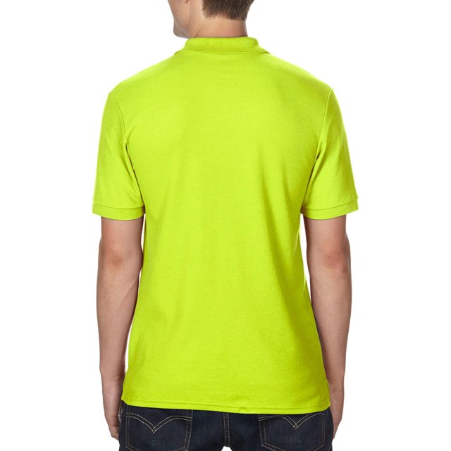 Gildan - Polo de manga corta de deporte Doble Pique para caballero/hombre de primera Modelo Performance - Verano/ Vacaciones (Naranja Fluorescente)