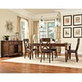 thumbnail image 5 of Intercon Furniture Kingston Wood Butterfly Leaf Gathering Table in Brown, 5 of 5