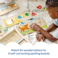 thumbnail image 6 of Melissa & Doug Wooden See & Spell Educational Alphabet Learning Toy for Preschoolers Ages 4+, 6 of 11