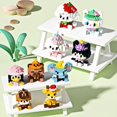 thumbnail image 2 of Mini bloques de construcción de fiesta de animales de dibujos animados de Halloween, modelo de adornos de juguete, regalo de Navidad para niños, nuevo, 2 of 5