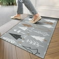 thumbnail image 4 of Gray Christmas Tree Pattern Door Rugs,Washable Non Slip Door Mats Indoor,Decorative Door Mats,Entry Mat Indoor for Entrance,Bedroom,Kitchen,Bathroom,17"x30", 4 of 6
