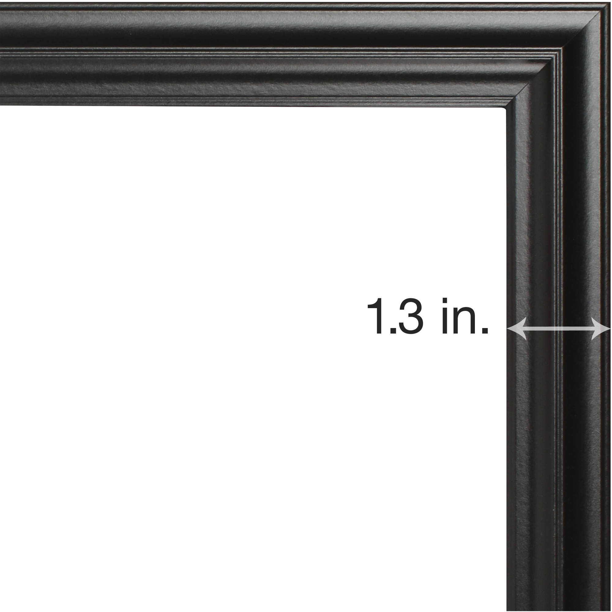 Mainstays Traditional Black Picture Frame, 11 x 14