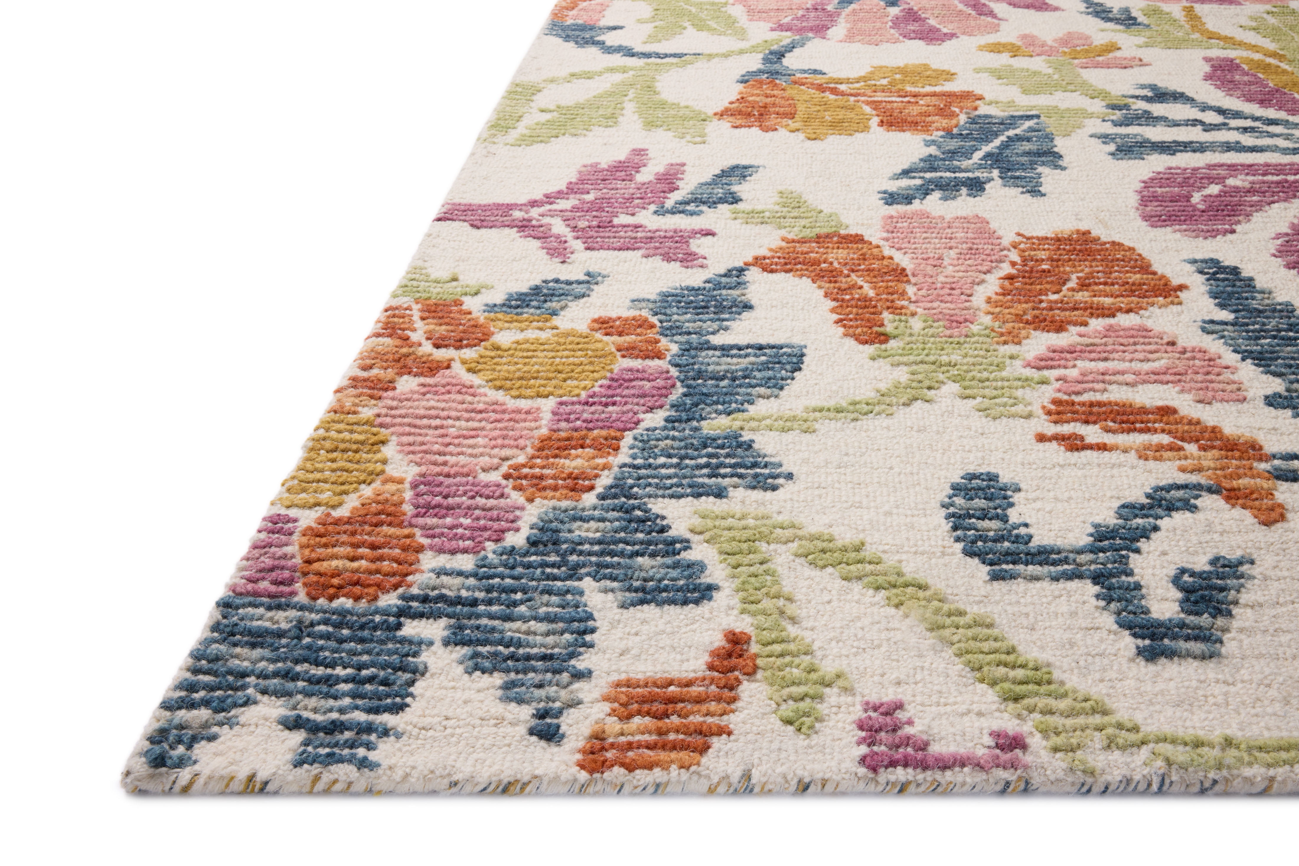 Loloi Tilly Ivory / Multi 8'-6" x 11'-6" Area Rug