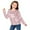 Pink, variant on Cethrio Girls Long Sleeve Tops Size 10-12, Dancing Crew Neck Party Pullover Sequin Clothes Silver