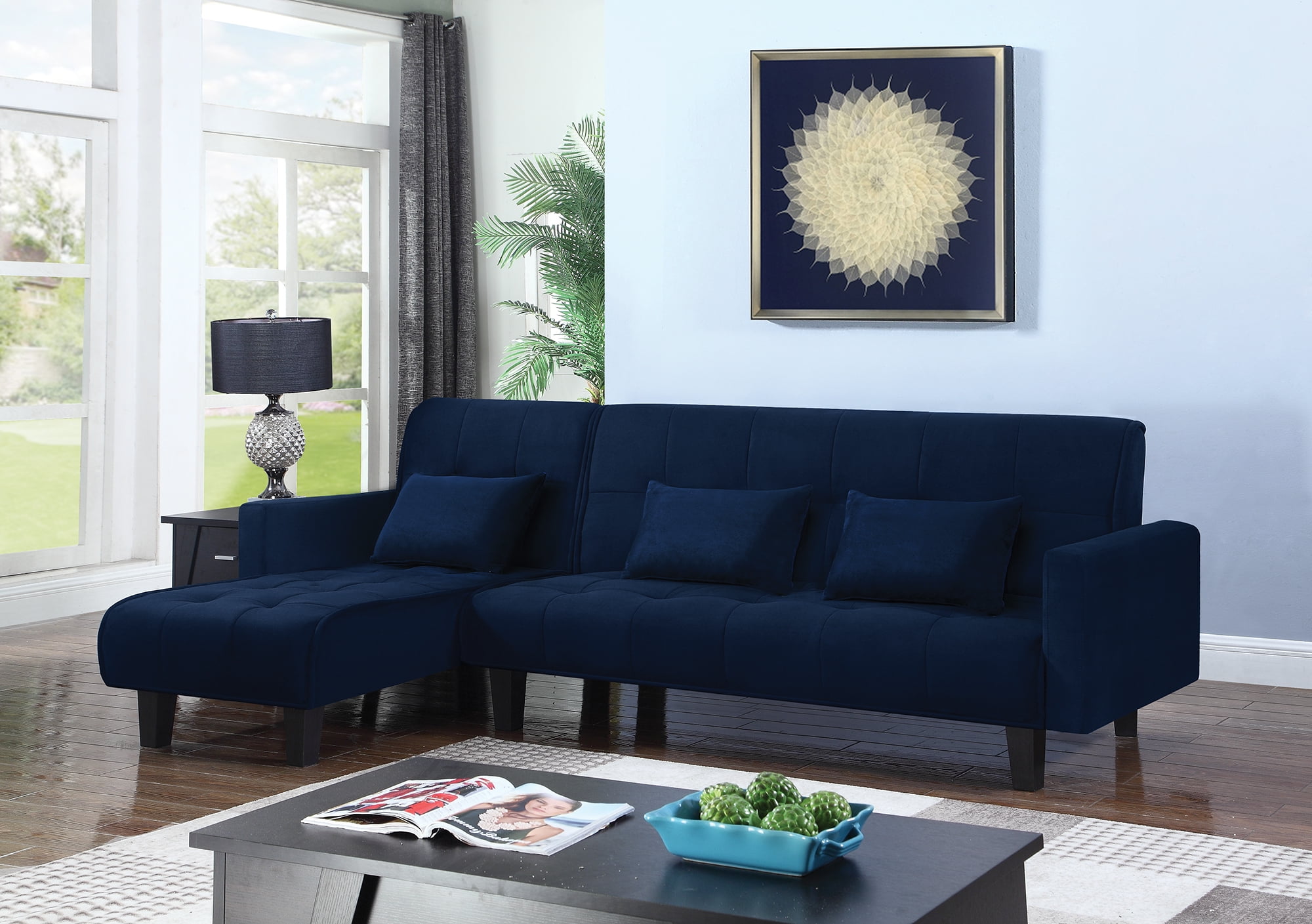 coaster fabric sofa bed