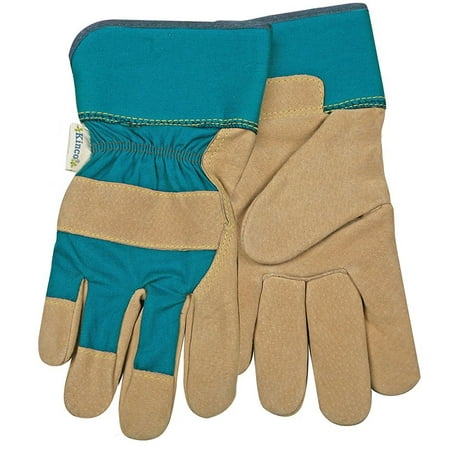 Kinco 1412W-L Women's Cowhide Leather Palm Glove, 9.75" Height, 0.83" Length, 4.5" Width