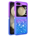 thumbnail image 2 of Funda para Samsung Galaxy Z Flip 5 Transparente con Brillos Carcasa Protectora Antigolpes con Glitter Brillante, 2 of 5