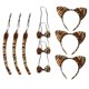 thumbnail image 1 of 9pcs / 3 sets accesorios de cosplay animal diadema bowknot tie tapa foto accesorios, 1 of 6
