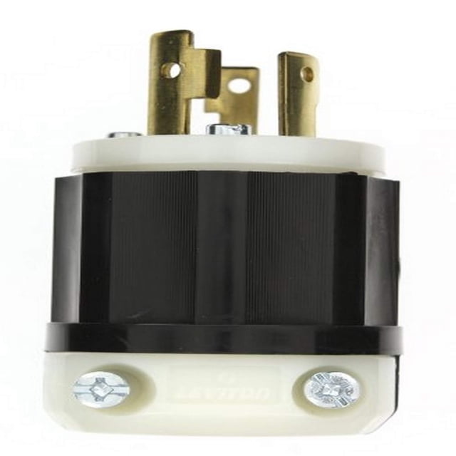 Enchufe Eléctrico Leviton 2621-PLC 30A 250V NEMA L6-30P con Bloqueo