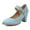 01 Blue, variant on Mary Jane Shoes Women,Spring Strap Heel Seasonal Fresh Mary Jane Shoes for Spring Wear,Mary Jane Sneakers,01 Black,37