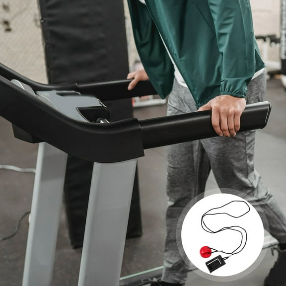 LULULION Treadmill Key Replacement Clip ABS Black Treadmill Accessories Gym Use 1Pack