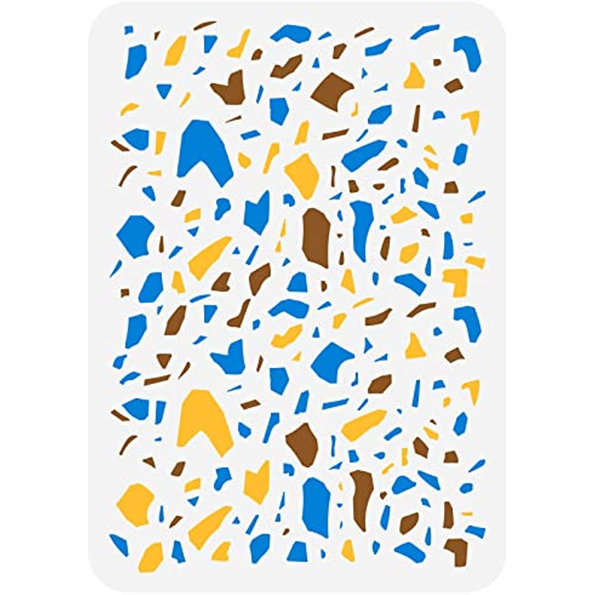 1pc Spots Allover Tile Stencil Large Reusable DIY Wallpaper Alternative ...