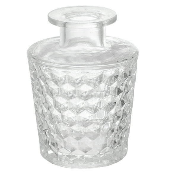 Frasco difusor de vidrio transparente, frasco difusor rellenable, recipiente para aromaterapia
