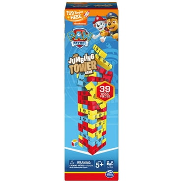 Spin Master Games, PAW Patrol Jumbling Tower Game, for Ages 5 and up