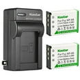thumbnail image 1 of Kastar 2-Pack Battery and AC Wall Charger Replacement for Soxi HDD-9000A HDD9000A Easypix DVX5233 Vivikai HD-OC2312 JAY-tech VideoShot C20 Rollei Movieline SD-23 Tevion DV-23HD, 1 of 6