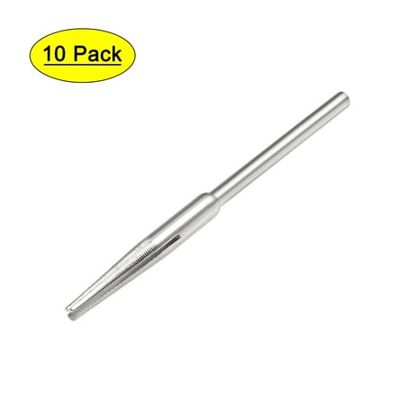 

Uxcell 2.35mm Shank Split Mandrel Tapered Sandpaper Holder for Abrasive Sanding Discs 10 Pack