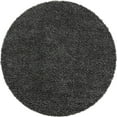 thumbnail image 6 of Unique Loom Davos Shag Collection Area Rug - Solid (5' 3" Round Peppercorn), 6 of 7