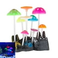 thumbnail image 1 of Glowing Effect Artificial Plastic Mushroom Aquarium Decorations, Fish Tank Decoration, 1 of 10