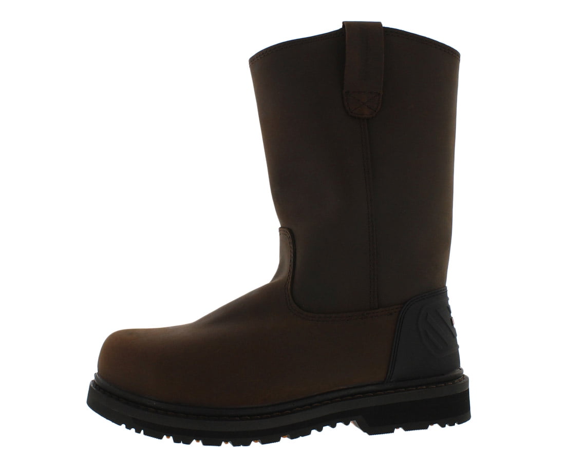 Aggressor Leveler Steel Toe Boots Mens Shoes Size 9, Color :Brown, Men's