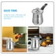 thumbnail image 3 of ColoMX Cafetera turca de acero inoxidable con tapa y asa, olla para hacer espuma con leche, hacer café, té y derretir chocolate, olla para estufa de 180ml, 3 of 7
