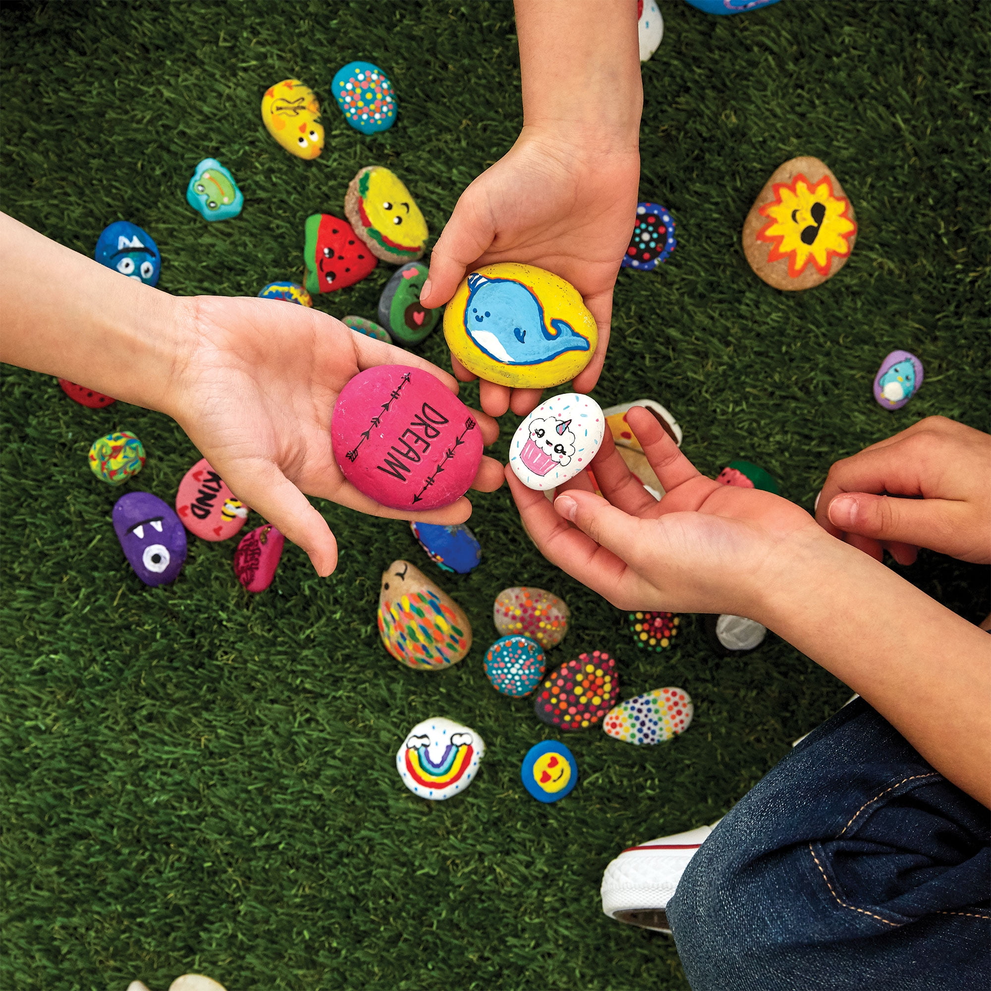 Love Rocks Cactus Kit, Rock Painting, DIY Craft, Craft Kit for Kids -  Create Art, Party IN A BOX