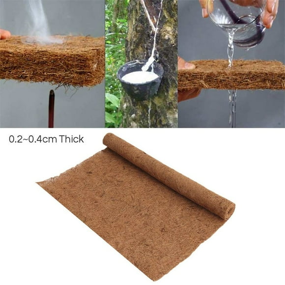 Reptile Mat Coconut Fiber Turtles Pet Mat Habitat Carpet Mat Substrate for Lizards Turtles Snakes Iguana