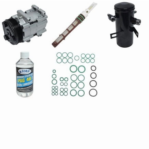 A/C Compressor and Component Kit -- Compressor Replacement Kit Fits select: 1996 FORD BRONCO, 1996-1997 FORD F350