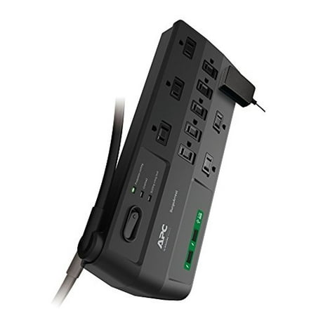 APC 11-Outlet Surge Protector Power Strip with USB Ports, 2880 Joules, SurgeArrest Home/Office (P11U2)