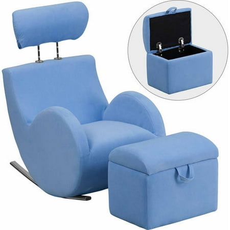 Flash Furniture HERCULES Series Fabric Rocking Chair With Storage Flash Furniture HERCULES Series Fabric Rocking Chair with Storage Ottoman, Multiple Colors - Walmart.com - Flash Furniture HERCULES Series Fabric Rocking Chair With Storage