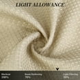 thumbnail image 6 of Kitchen Curtains Set Tier Curtains for Living Room Waterproof Window Curtains for Bathroom Waffle Weave Texture Beige 30“*36”*2, 6 of 7