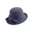 thumbnail image 2 of Certgust Under $5 Summer Sales Wide Brim Bucket Hat for Women Cloche Hat Elegant Bow Decor Bucket Hat Soft Color Blend Dress Hat for Ladies Fall Winter, 2 of 4