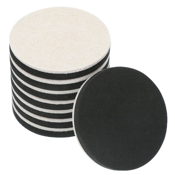Uxcell 3.5 Inch Felt Furniture Sliders, 8 Pcs Round Furniture Movers Slider Reusable Moving Pads Floor Protectors Beige