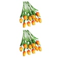 thumbnail image 3 of Flores artificiales Kearding 10 piezas de color sólido decoración de flores falsas, 3 of 6