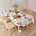 thumbnail image 2 of Pioneer Flower Floral Print Pattern Rectangle Tablecloth 60"x102",Waterproof Polyester Rectangle Table Cloth, Wipeable Spillproof Polyester Tablecloth for Dining, Camping, Indoor and Outdoor, 2 of 5