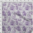 thumbnail image 4 of oneOone Cotton Poplin Twill Purple Fabric Nautical Prints Dress Material Fabric Print Fabric By The Yard 56 Inch Wide, 4 of 4